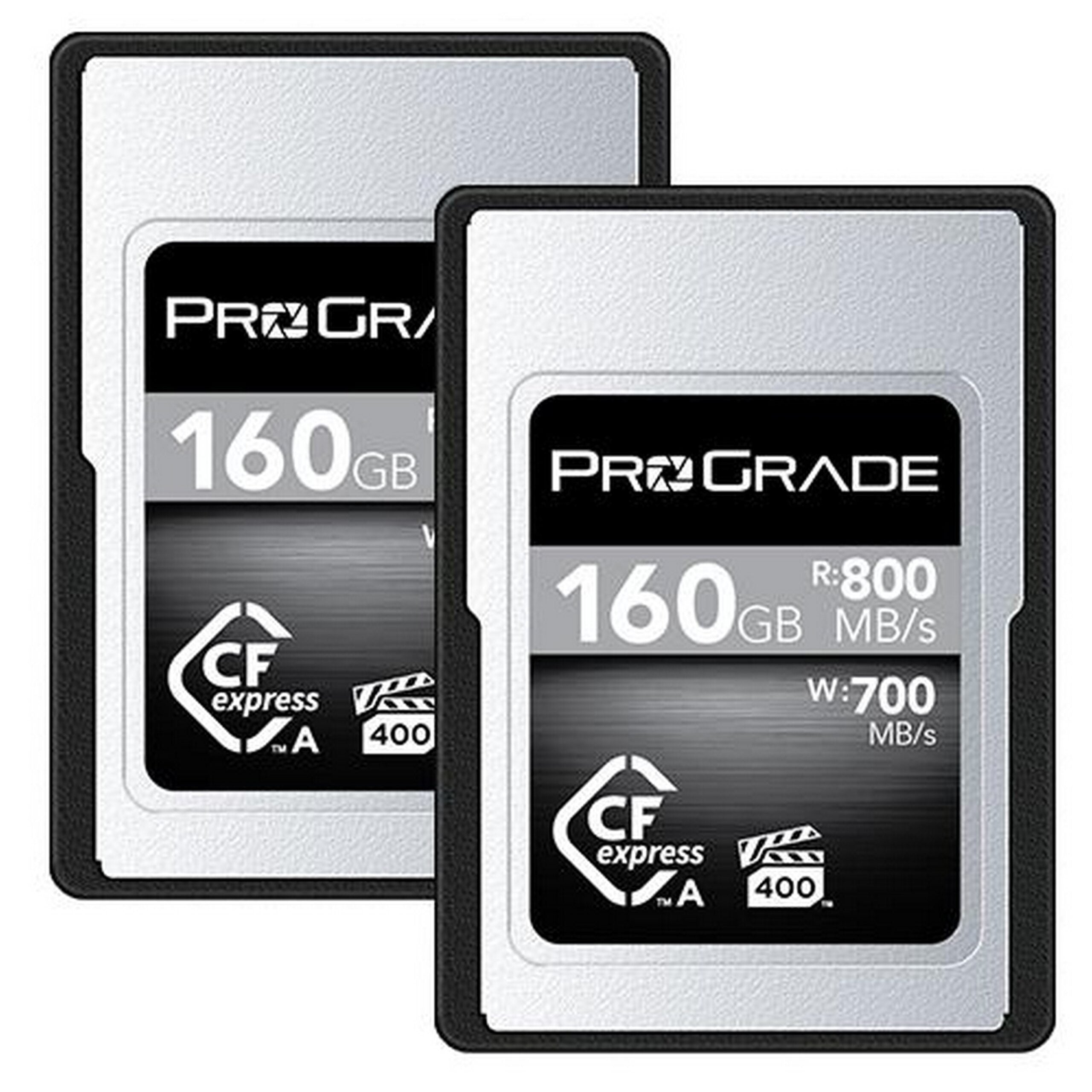 Prograde Digital Cfexpress Type A Cobalt 160Gb R800Mb/S W700Mb/S Vpg400 2Pk