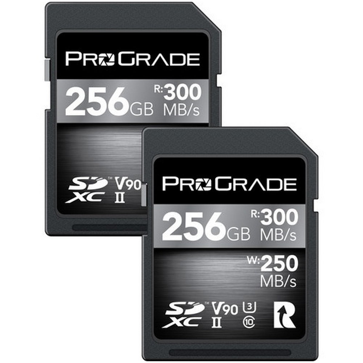 Prograde Digital Sdxc Cobalt Uhs-Ii 256Gb R300Mb/S W250Mb/S V90 2Pk