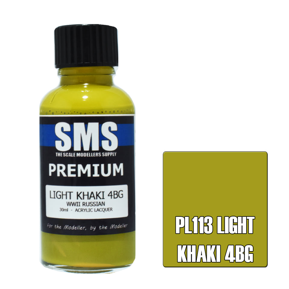 Air Brush Paint 30Ml Premium Light Khaki 4Bg Acrylic Lacquer Scale Modellers Supply