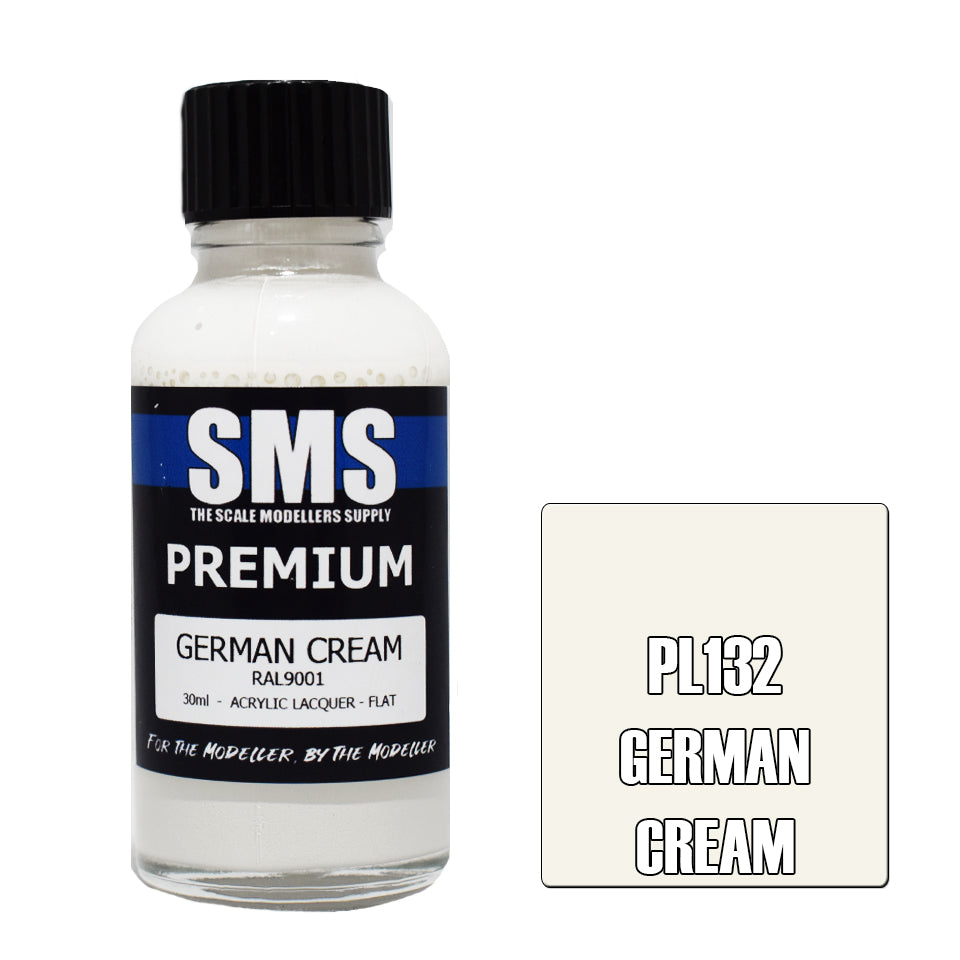 Air Brush Paint 30Ml Premium German Cream Acrylic Lacquer Scale Modellers Supply