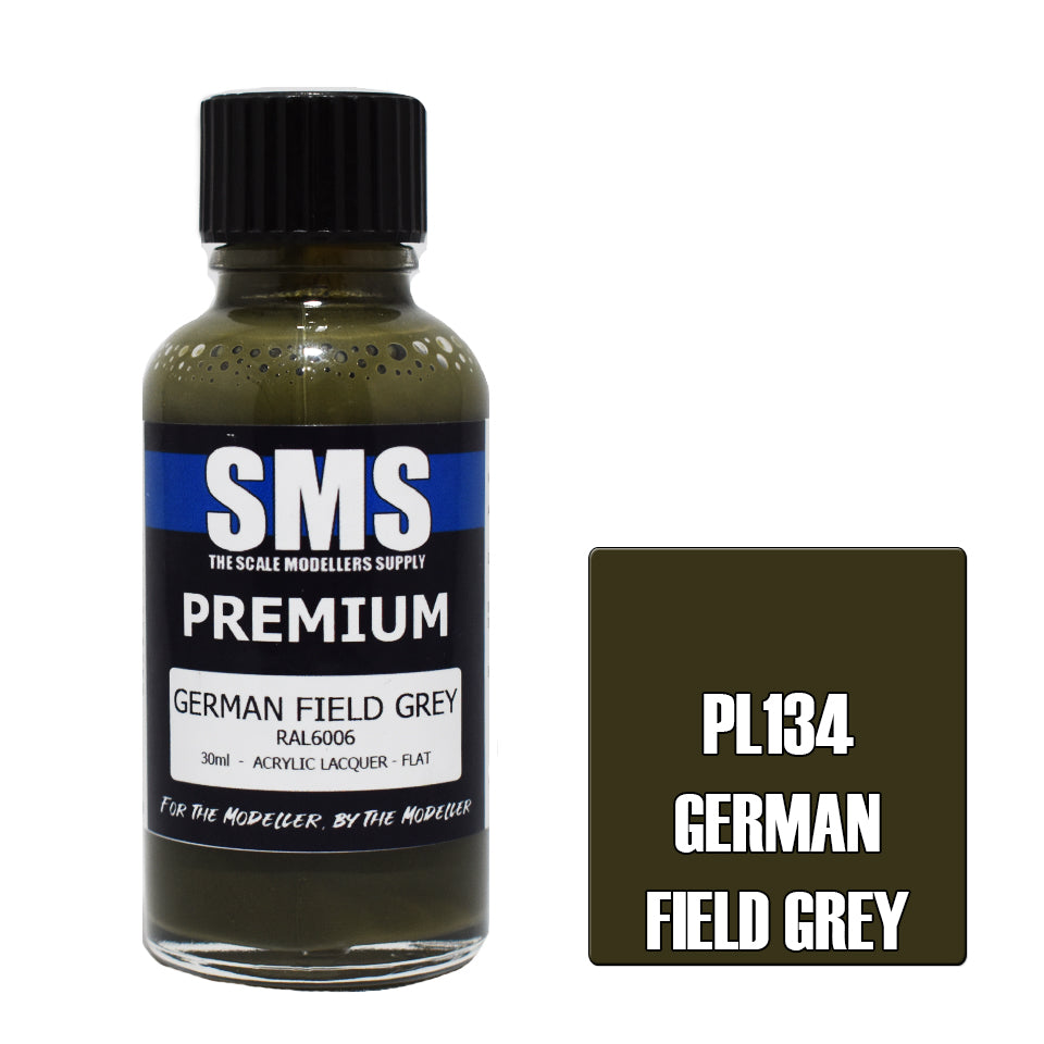 Air Brush Paint 30Ml Premium German Field Grey Acrylic Lacquer Scale Modellers Supply