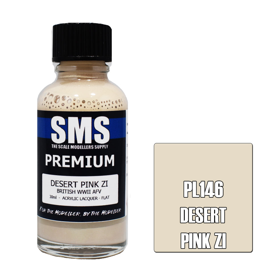 Air Brush Paint 30Ml Premium Desert Pink Zi Acrylic Lacquer Scale Modellers Supply
