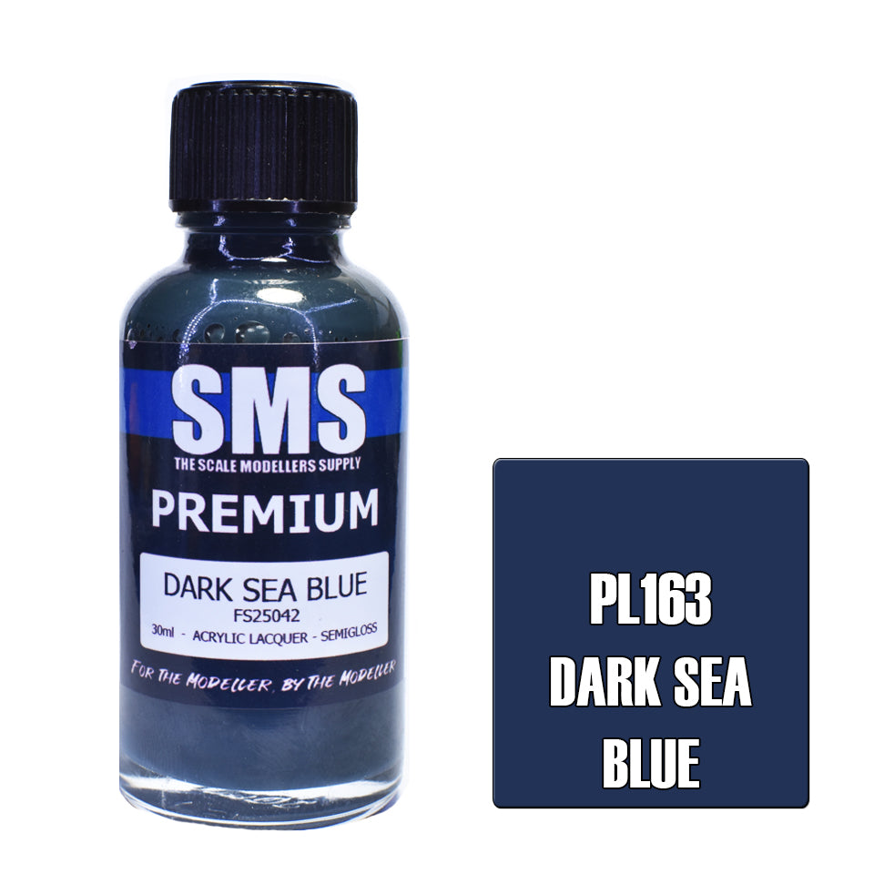 Air Brush Paint 30Ml Premium Dark Sea Blue Acrylic Lacquer Scale Modellers Supply