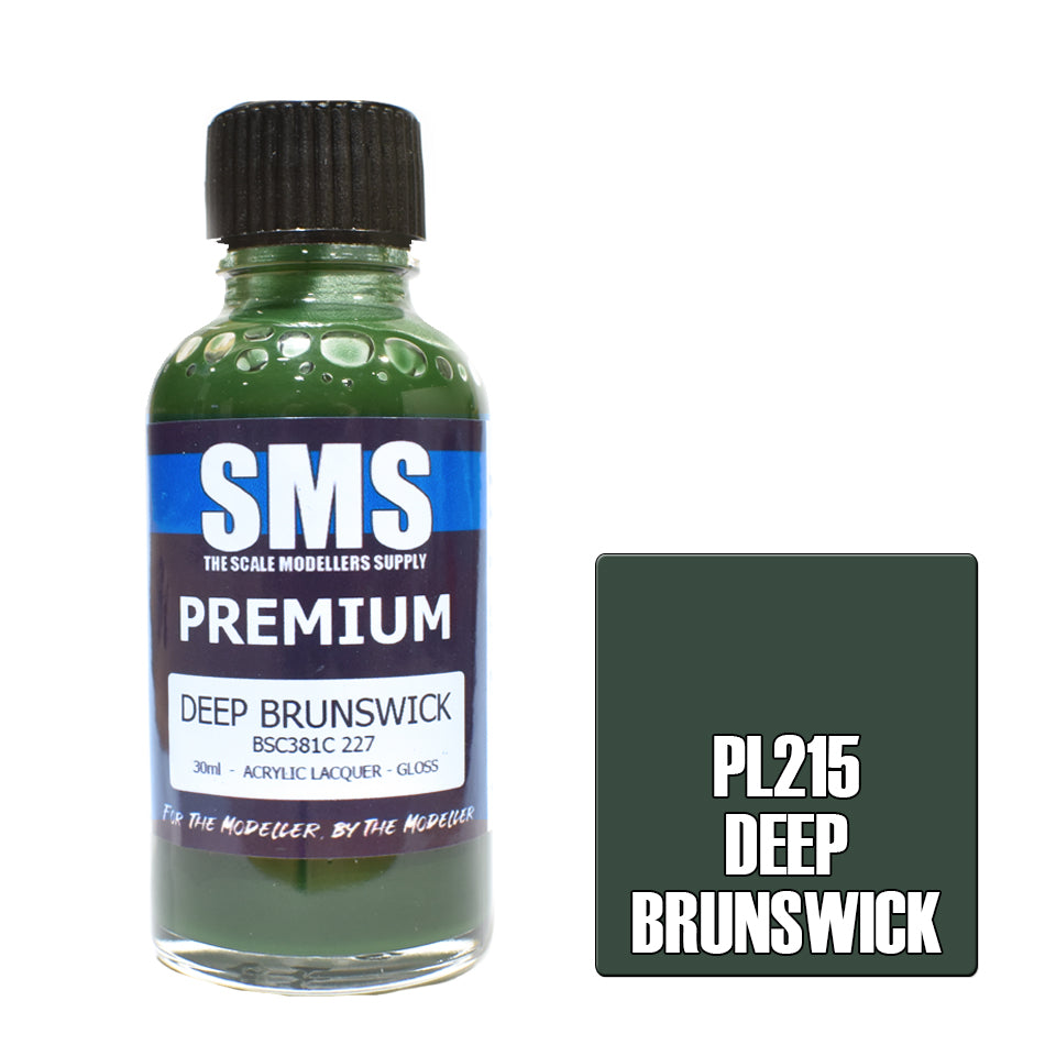 Air Brush Paint 30Ml Premium Deep Brunswick Acrylic Lacquer Scale Modellers Supply