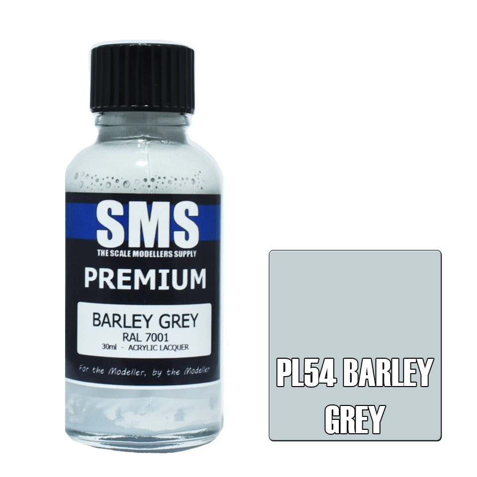 Air Brush Paint 30Ml Premium Barley Grey Acrylic Lacquer Scale Modellers Supply