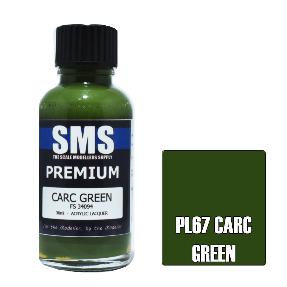 Air Brush Paint 30Ml Premium Carc Green Acrylic Lacquer Scale Modellers Supply