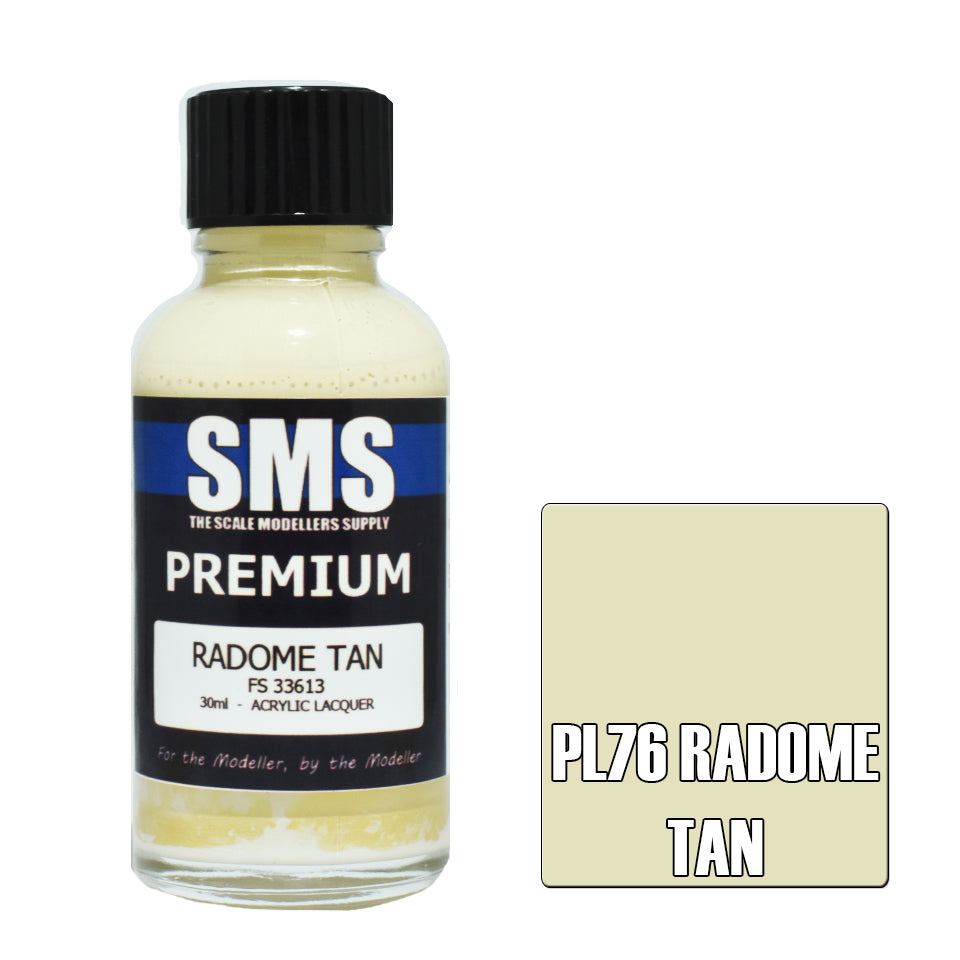 Air Brush Paint 30Ml Premium Radome Tan Acrylic Lacquer Scale Modellers Supply