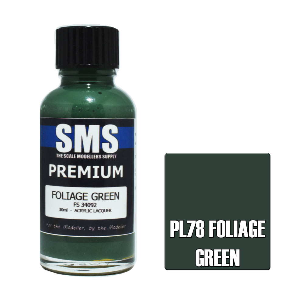 Air Brush Paint 30Ml Premium Foliage Green Acrylic Lacquer Scale Modellers Supply