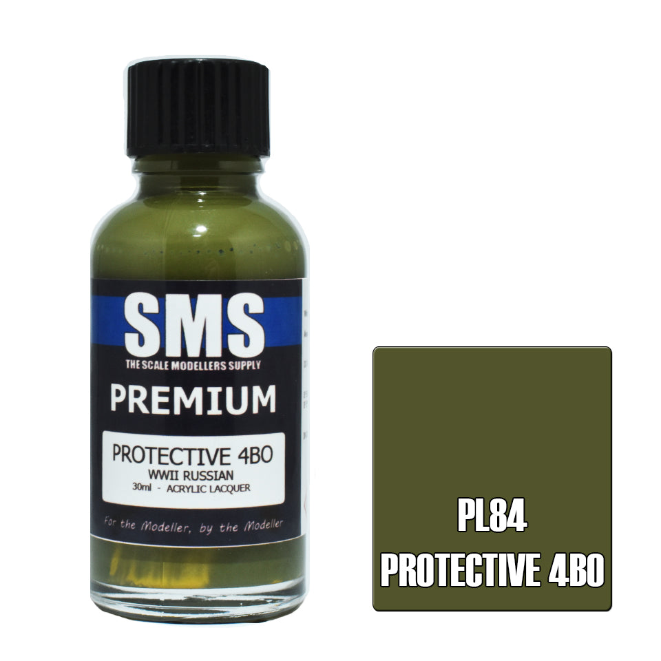Air Brush Paint 30Ml Premium Protective 4Bo Acrylic Lacquer Scale Modellers Supply