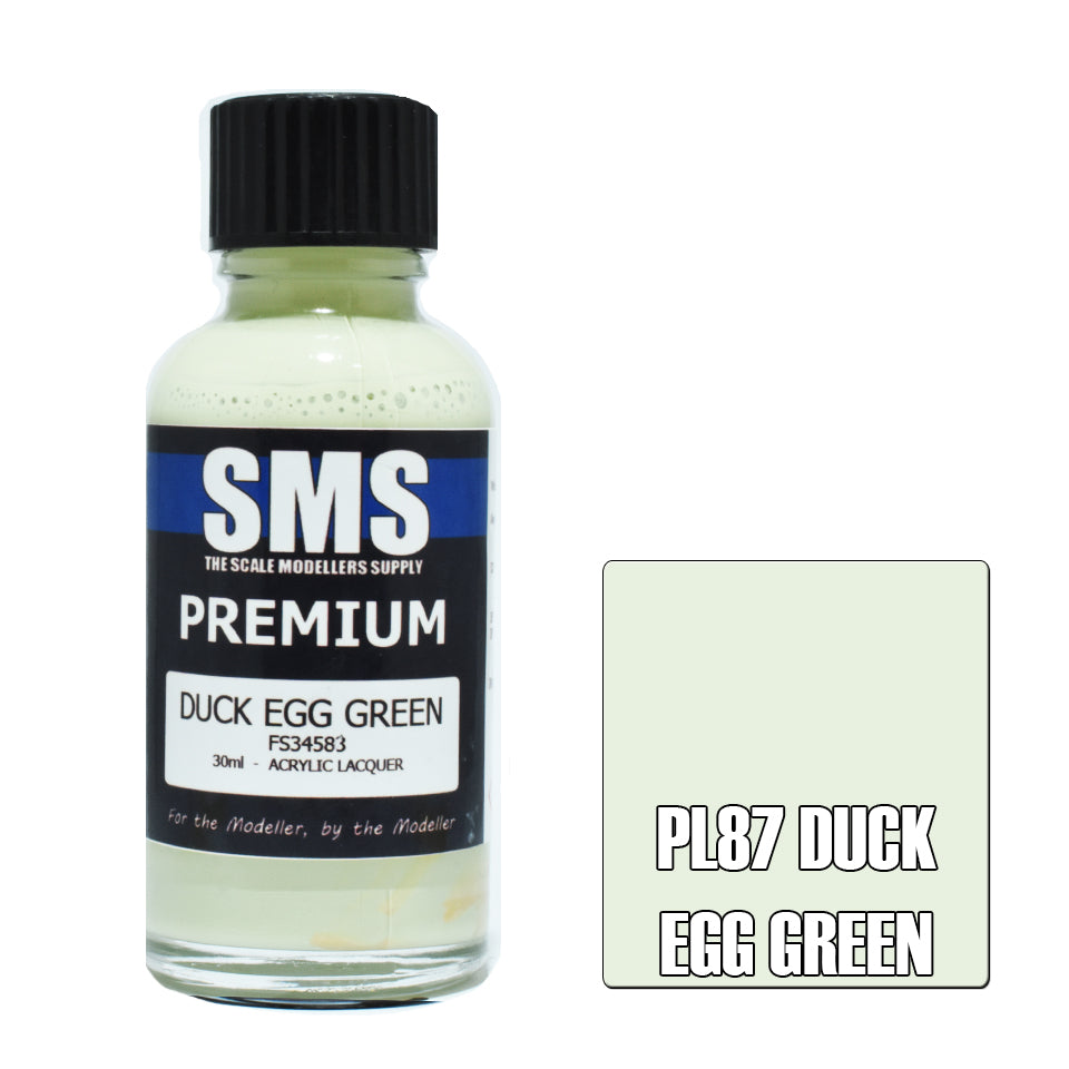 Air Brush Paint 30Ml Premium Duck Egg Green Acrylic Lacquer Scale Modellers Supply