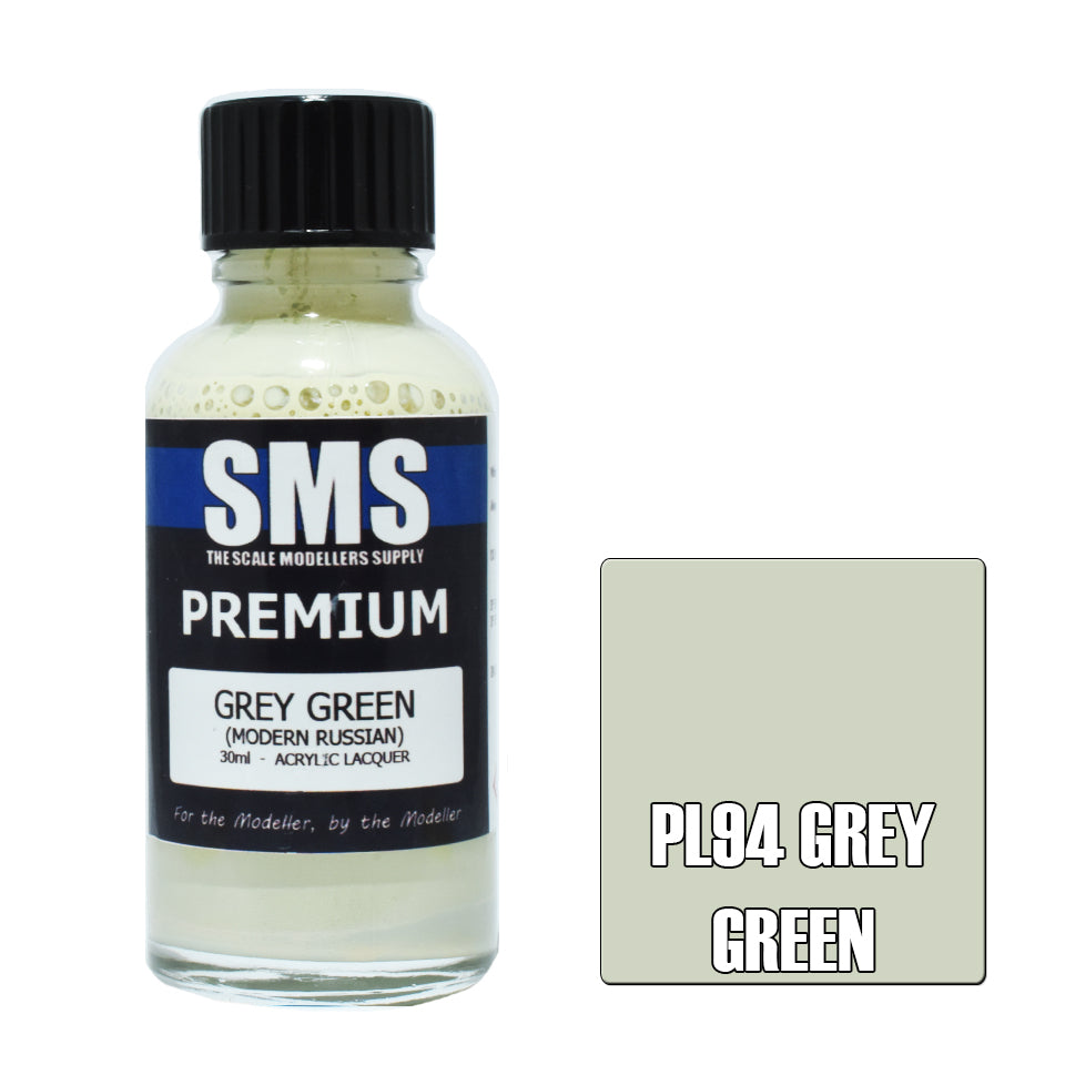 Air Brush Paint 30Ml Premium Grey Green Acrylic Lacquer Scale Modellers Supply