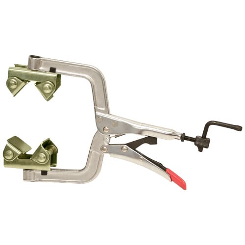 Strong Hand Pipe Plier With Fixed V Pads
