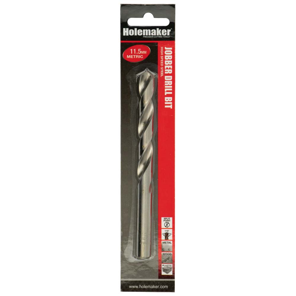 Holemaker Jobber Drill 11.5Mm - 1Pc (Carded)