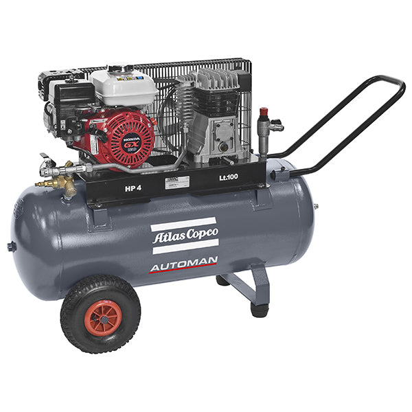 Atlas Copco Petrol 3.5Hp 9.9Cfm 100L Compressor