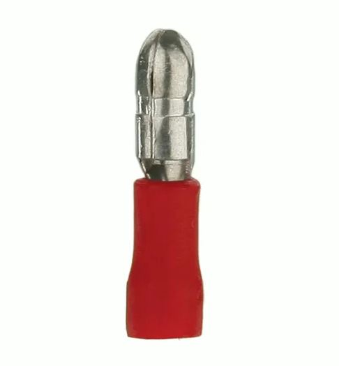 Terminal Bullet Male Red Per 100