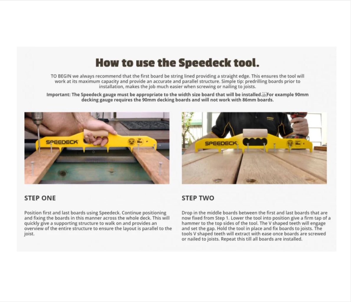Speedeck - 90Mm Tool Bundle