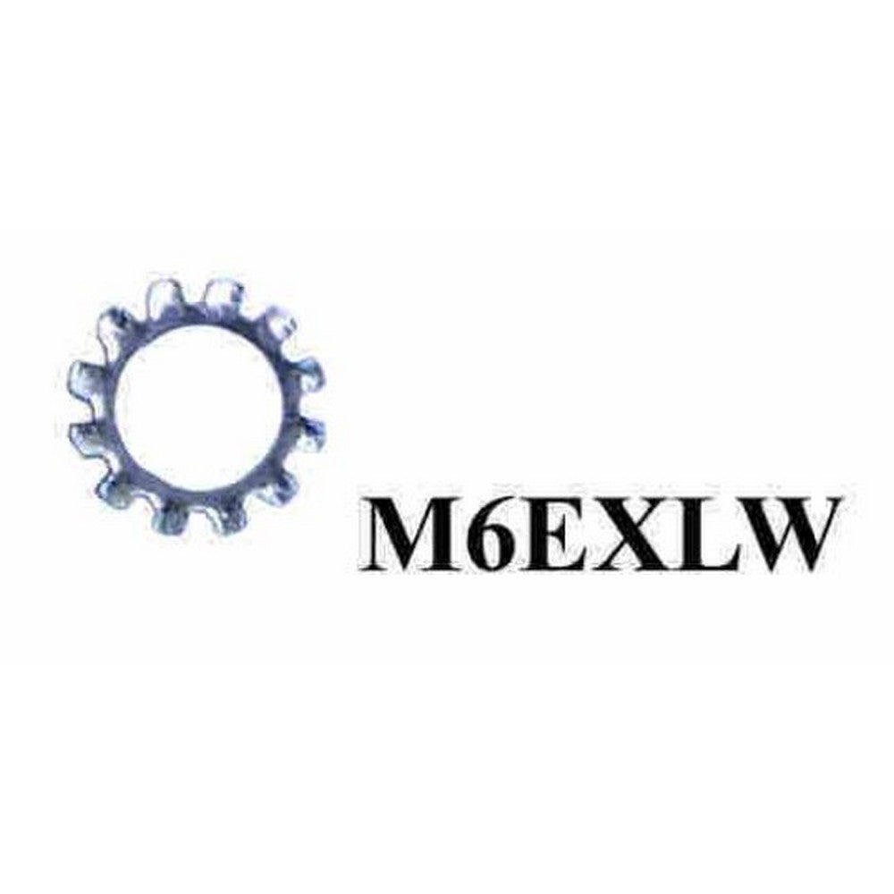 6Mm External Lock Washer Zinc Plate - Bag Of 100