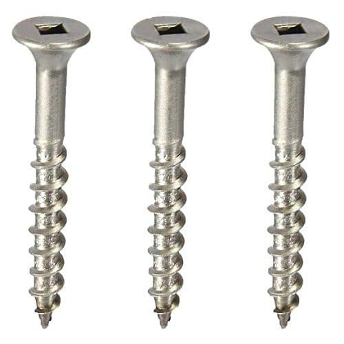 Fixtite Chipboard Screws Square Countersunk 8G X 65Mm S/St304 (1000 Box)