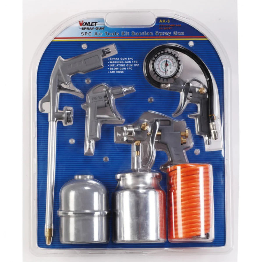 Voylet 5 Piece Spray Gun Kit