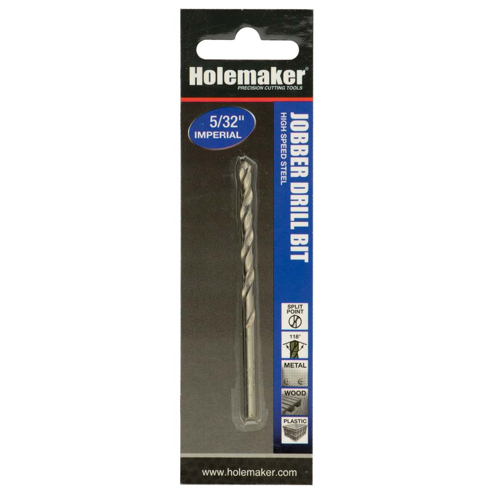 Holemaker Jobber Drill 5/32In - 1Pc (Carded)