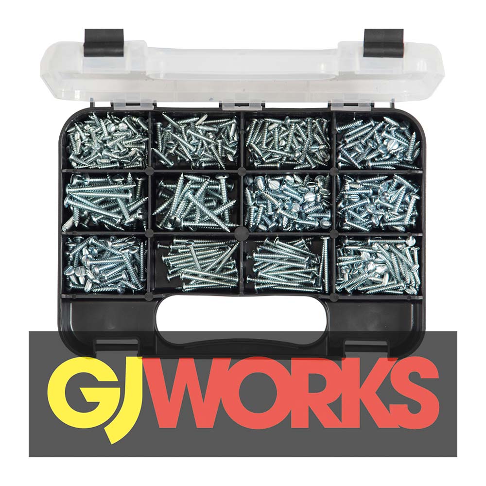 Champion Gj Grab Kit 620Pc Self-Tapping Pan Slot Hd Zinc