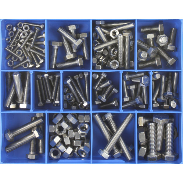 Champion 174Pc Stainless (304/A2) Metric Set Screw & Nut