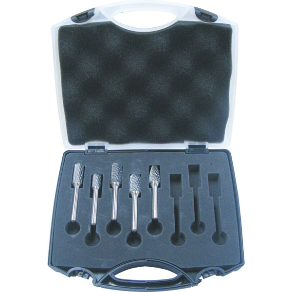 Holemaker 5Pc Carbide Burr Set-3/8 & 1/2In Hdx1/4In Dc