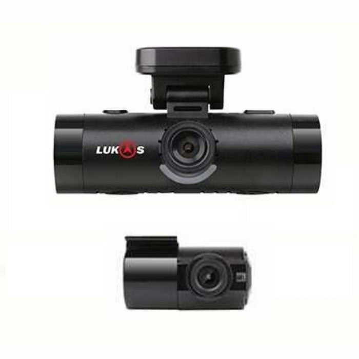 Lukas Dash Cam 2Ch 1080+720 + Wifi+Gps+Adas+16Gb