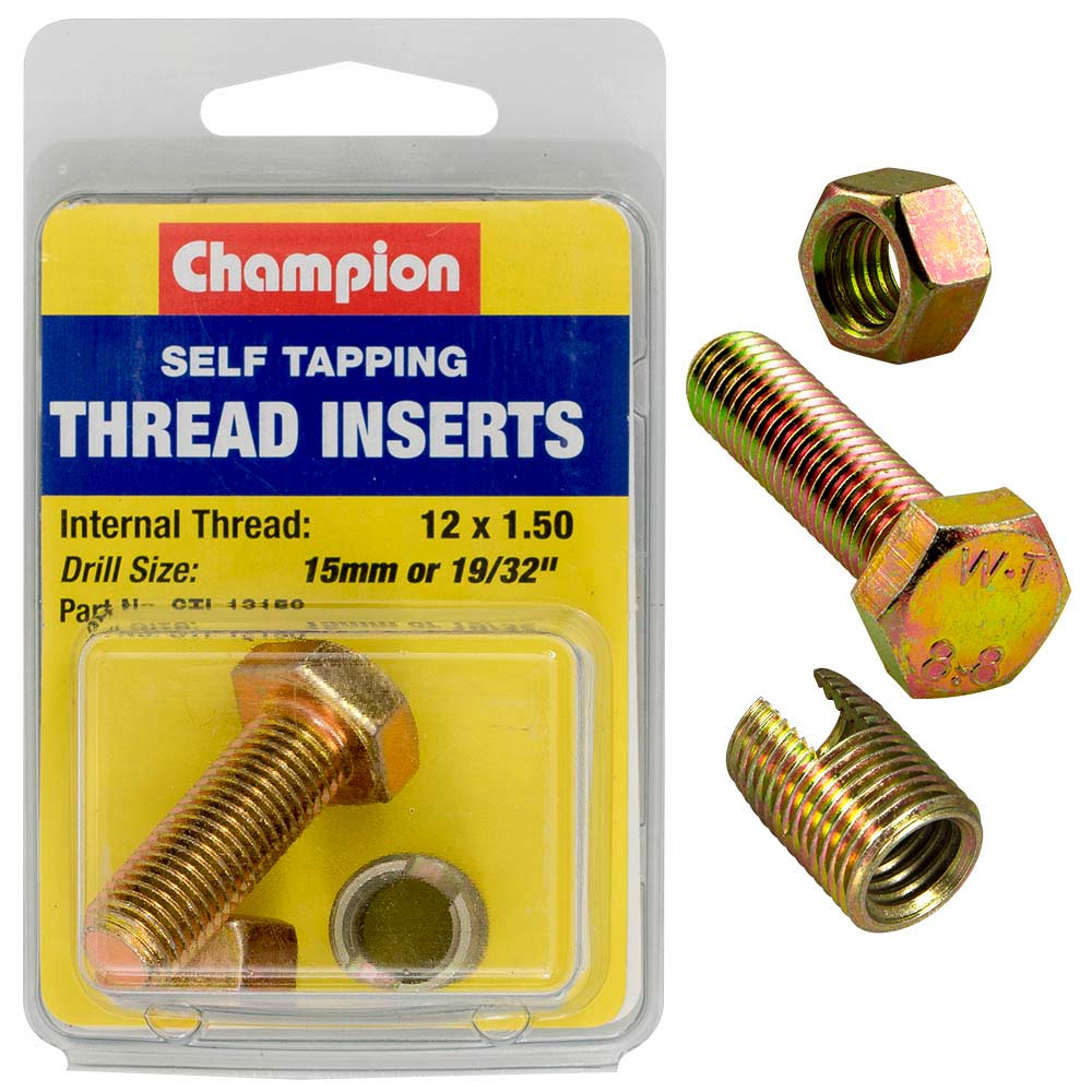 Champion S/Tapp. Thread Insert - M12 X 1.50Mm -1Pk