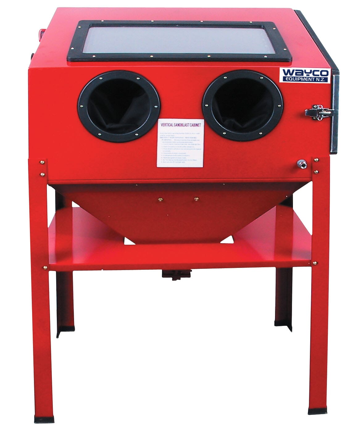 Wayco Bench Top Sandblasting Cabinet, Free Standing