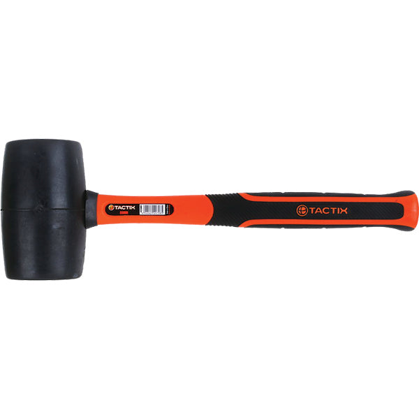 Tactix Mallet Rubber 65Mm Black Fiberglass