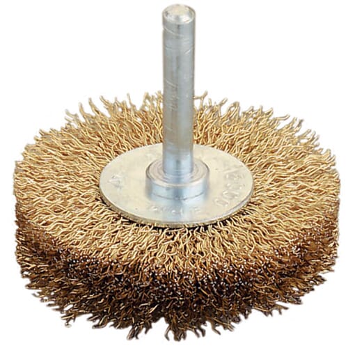 Jaz Wire Wheel Industrial 75Mm 15Mm X 0.3Mm - 6Mm Shank - Stainless Steel Loose (Whew-7500S)
