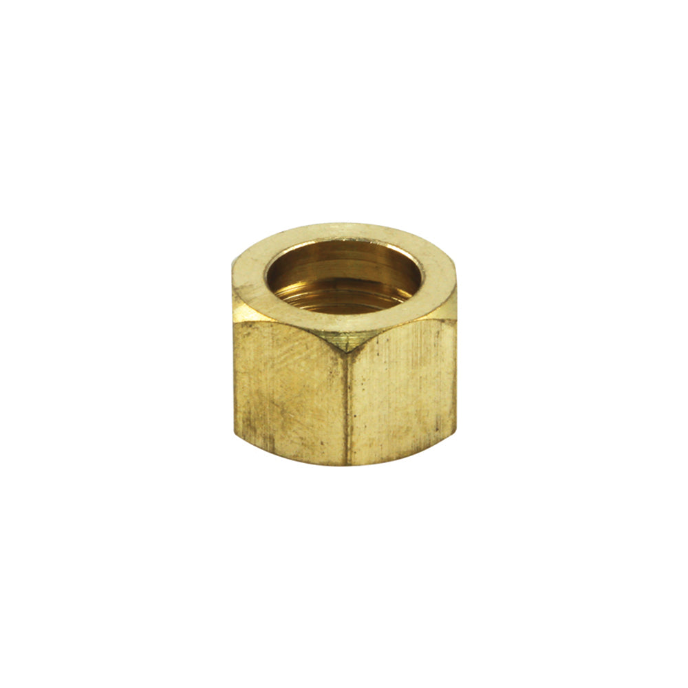 1/8In Brass Nut Solder-On