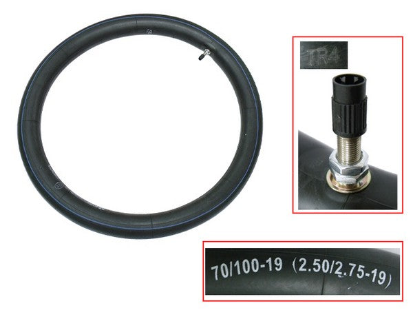 Heavy Duty Tube Tyre Tech 2.50-2.75-19 3Mm Thickness