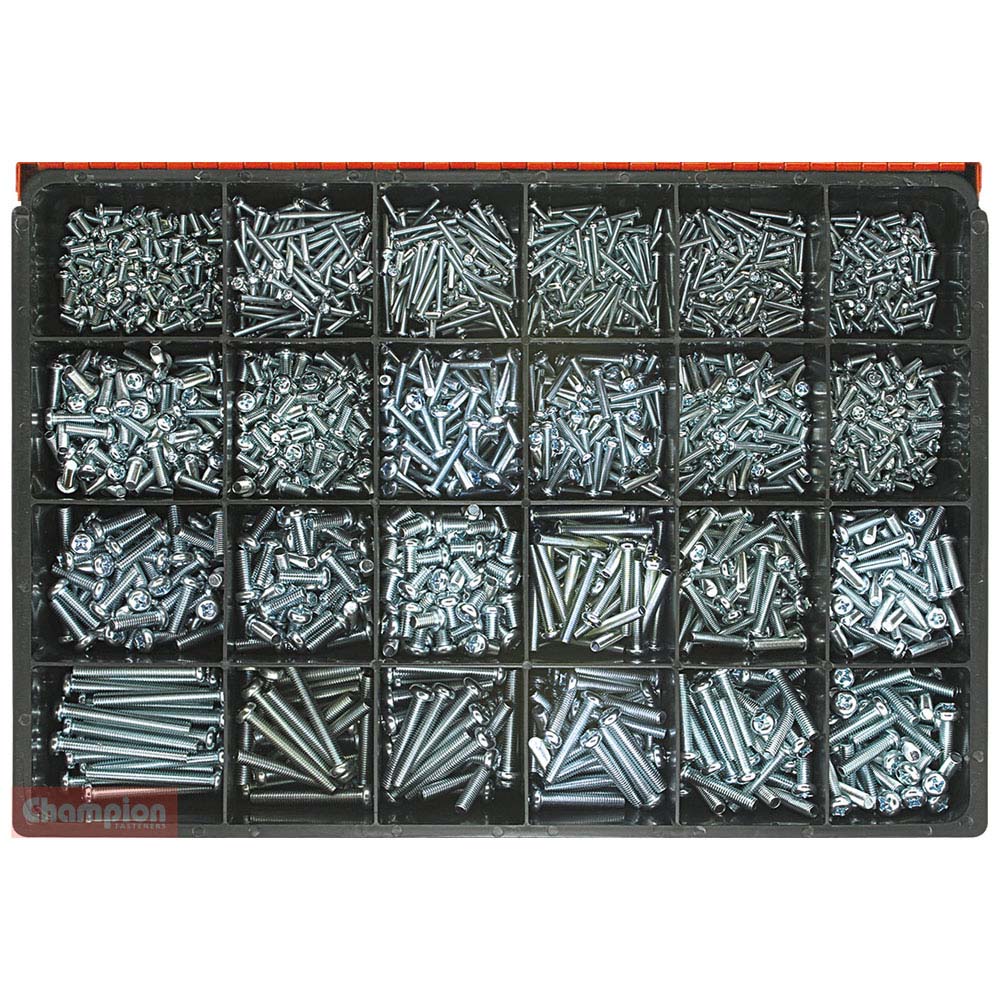 Champion Master Kit 1785Pc Metric Machine Screw Asst