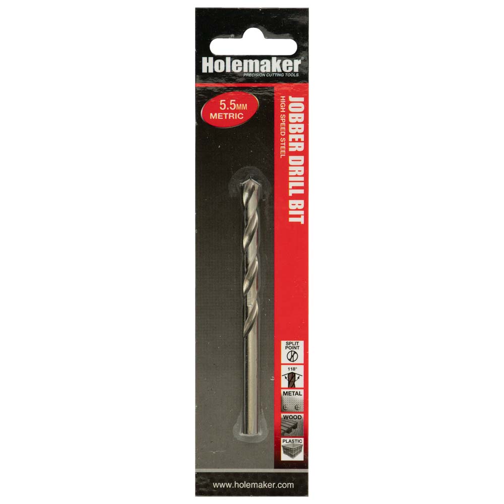 Holemaker Jobber Drill 5.5Mm - 1Pc (Carded)