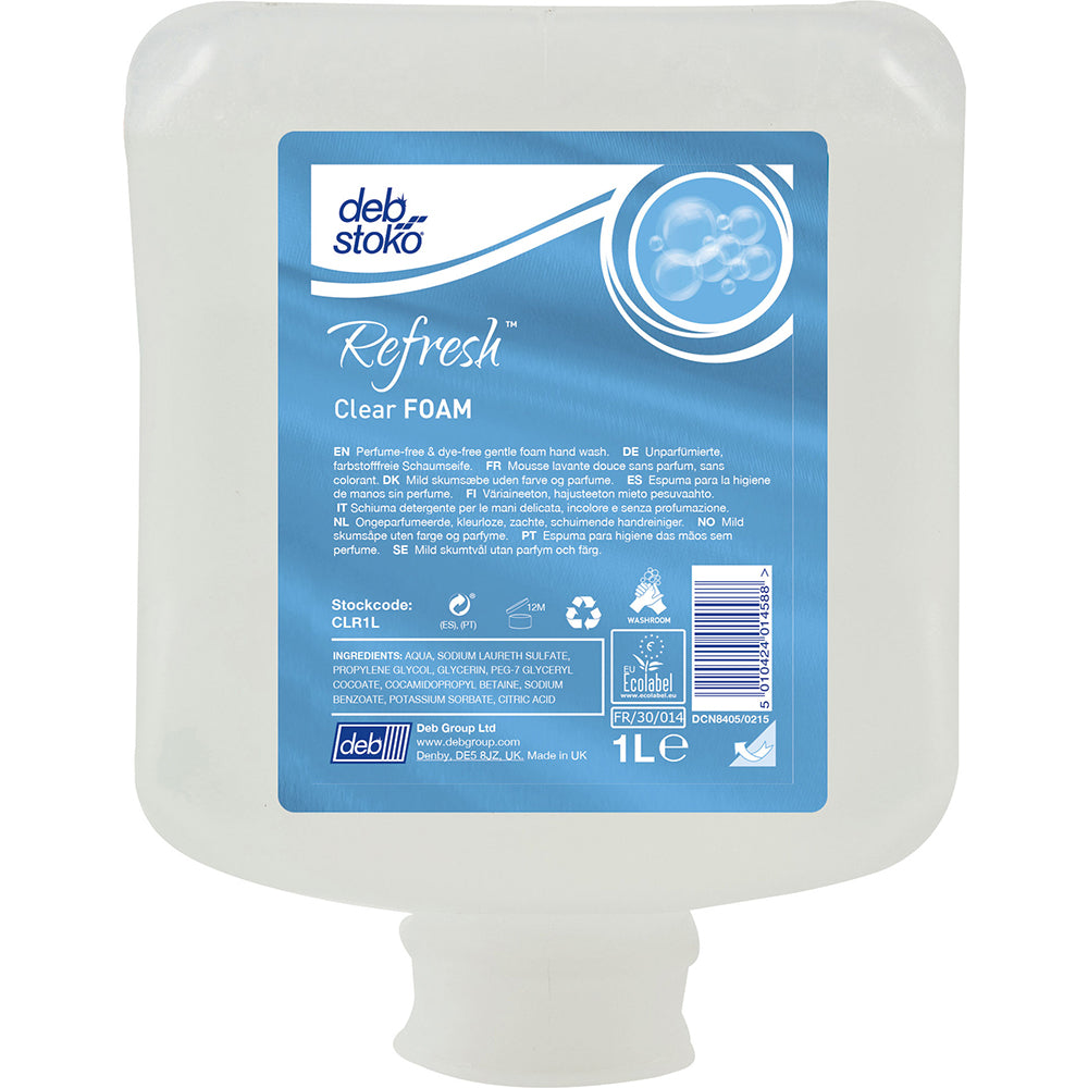 Stoko Refresh Clear Foam - 1L Cartridge