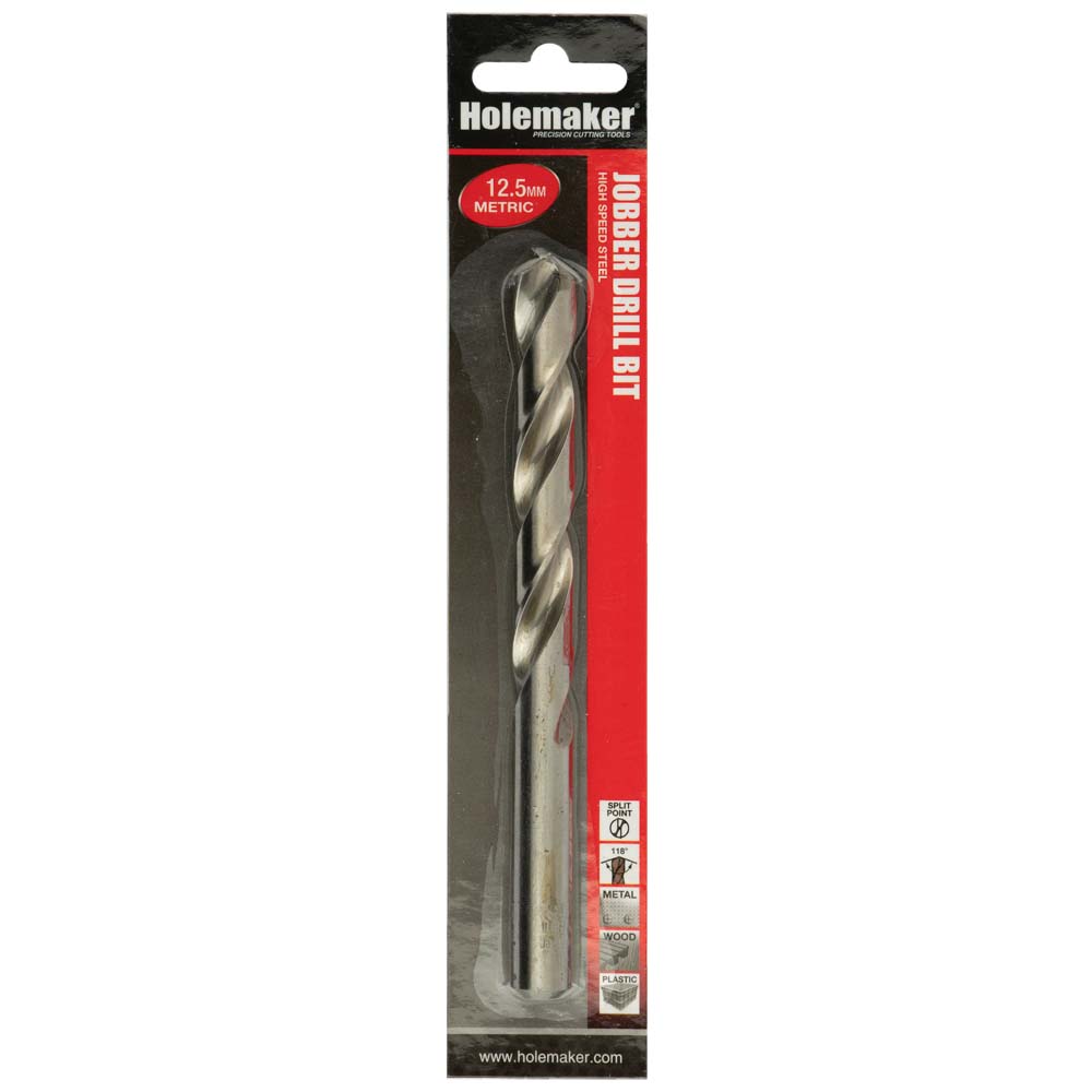 Holemaker Jobber Drill 12.5Mm - 1Pc (Carded)