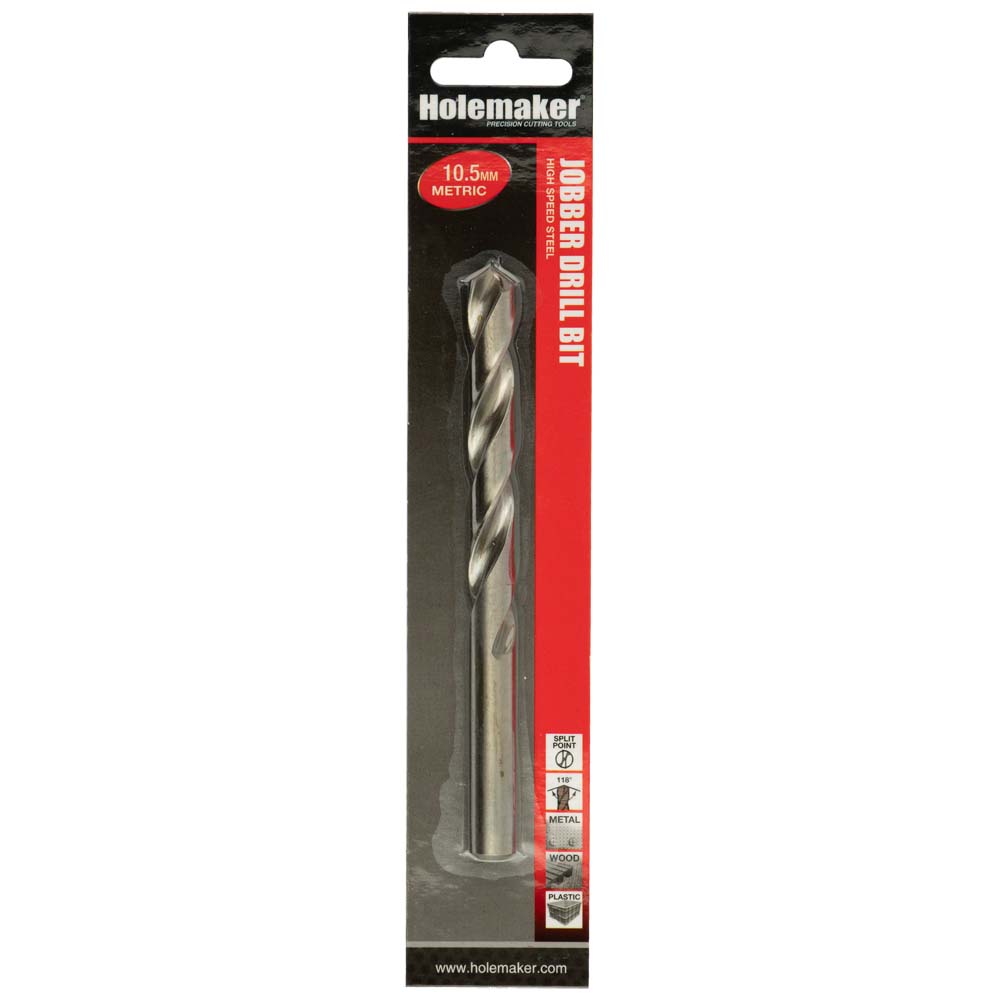Holemaker Jobber Drill 10.5Mm - 1Pc (Carded)