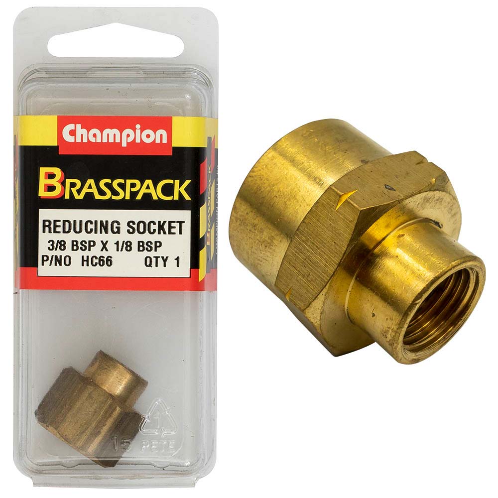 Champion Brass 3/8In X 1/8In Bsp Reducing Socket