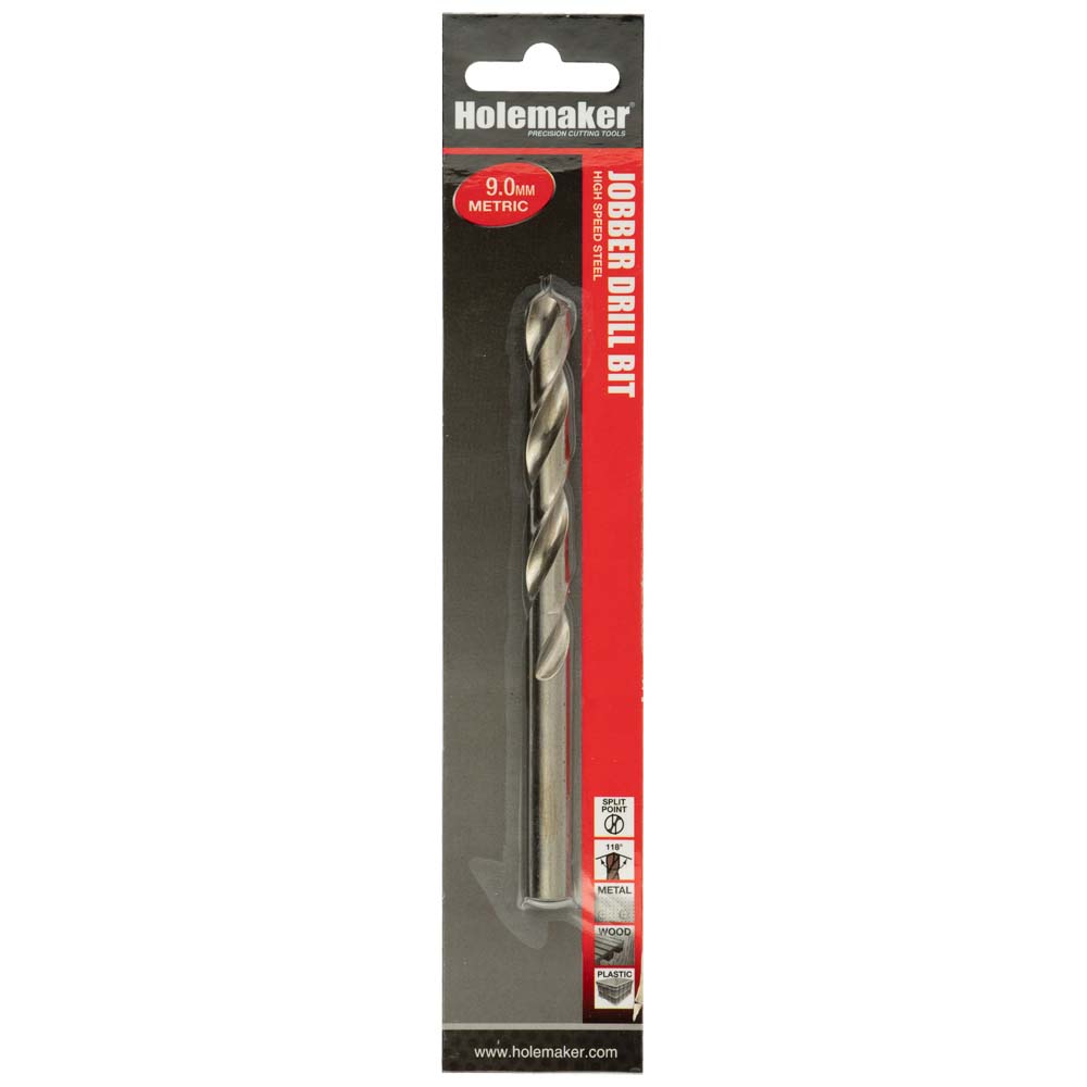 Holemaker Jobber Drill 9.0Mm - 1Pc (Carded)