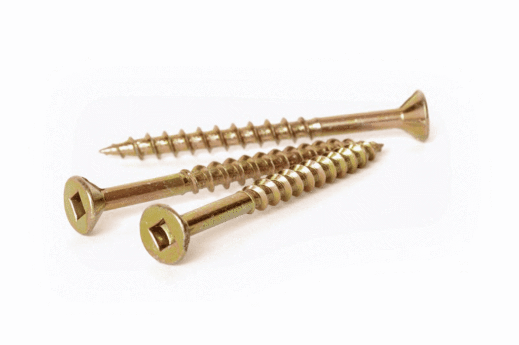 Fixtite Chipboard Screws Square Drive Countersunk 8G X 25Mm Yellow Zinc (1000 Box)