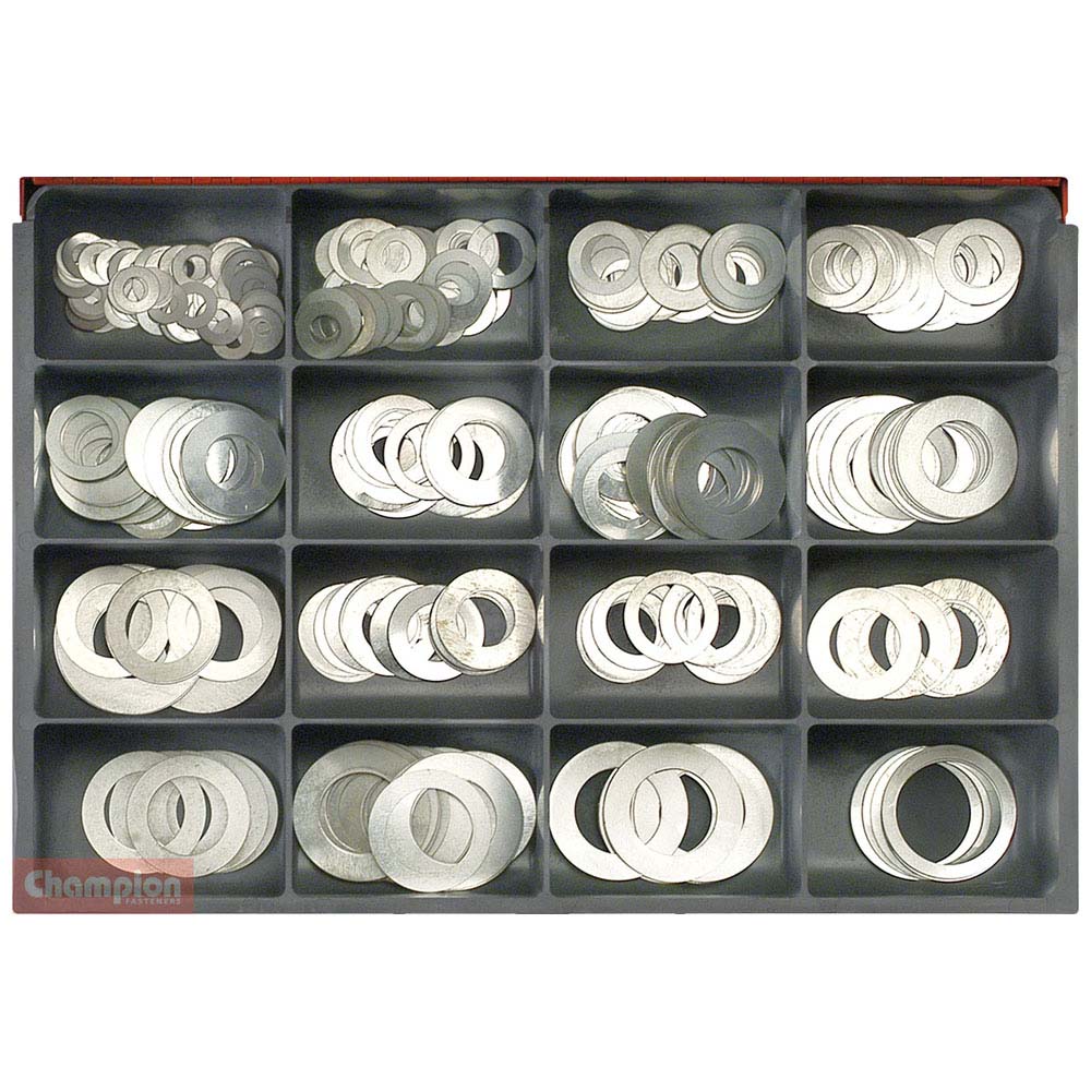 Champion Master Kit 466Pc Steel Shim Washer Asst- 0.006In