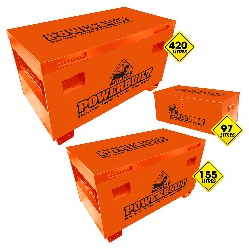 Powerbuilt Tradie 3Pc Site Box Set/Nest