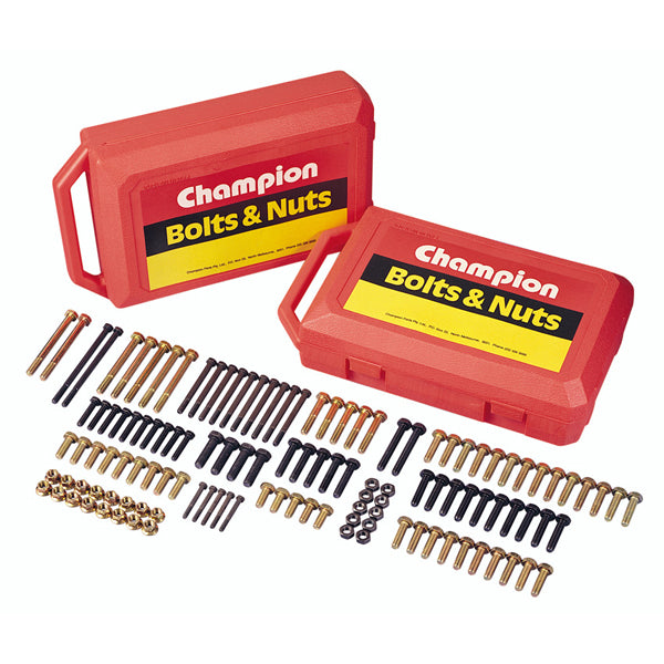 Champion 600Pc Case Of Bolt  Set Screw & Nut Gr8.8 - Metric
