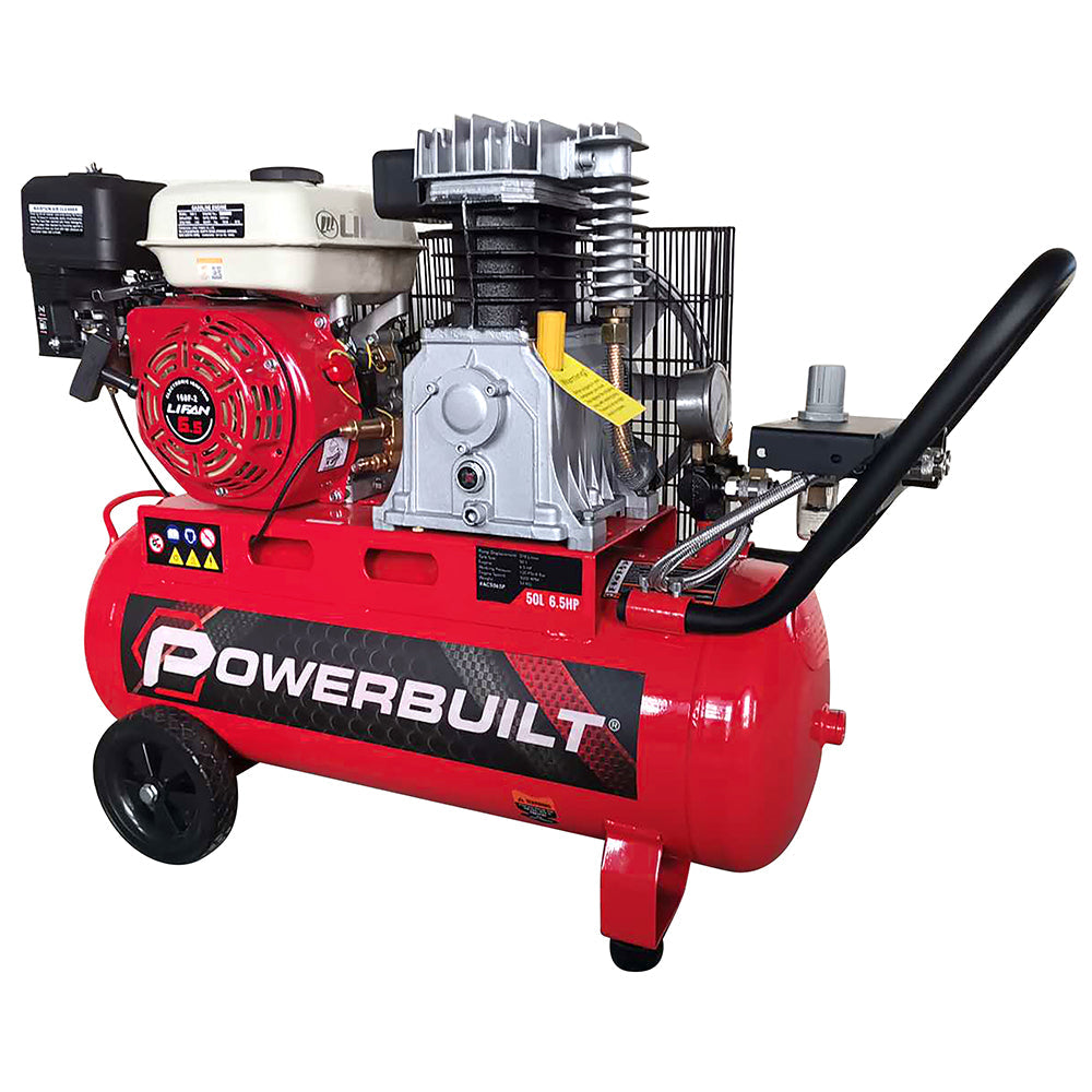 50L 6.5Hp Air Compressor (Lifan Engine) - Belt Drive