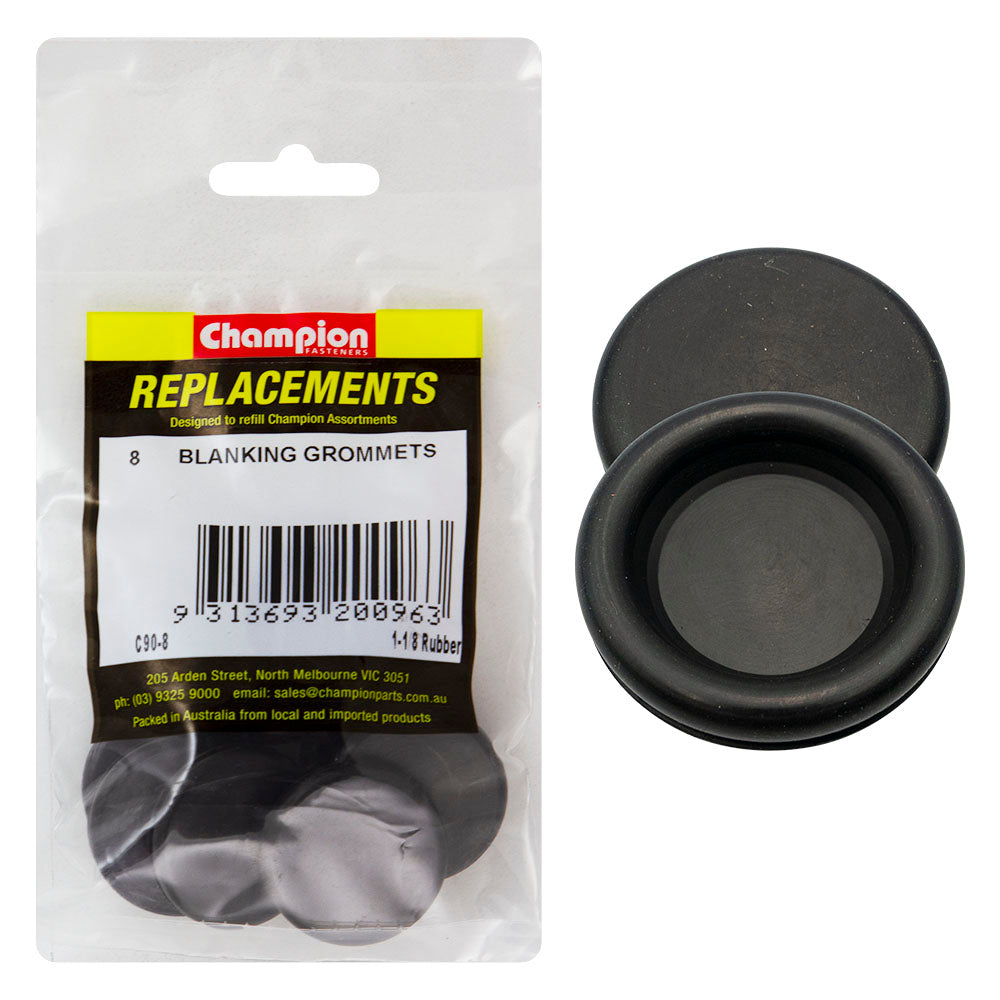 Champion 28Mm Rubber Blanking Grommets -8Pk