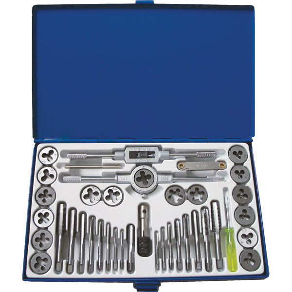 Proequip 39Pc Compact Tap & Die Set (Metric & Sae)