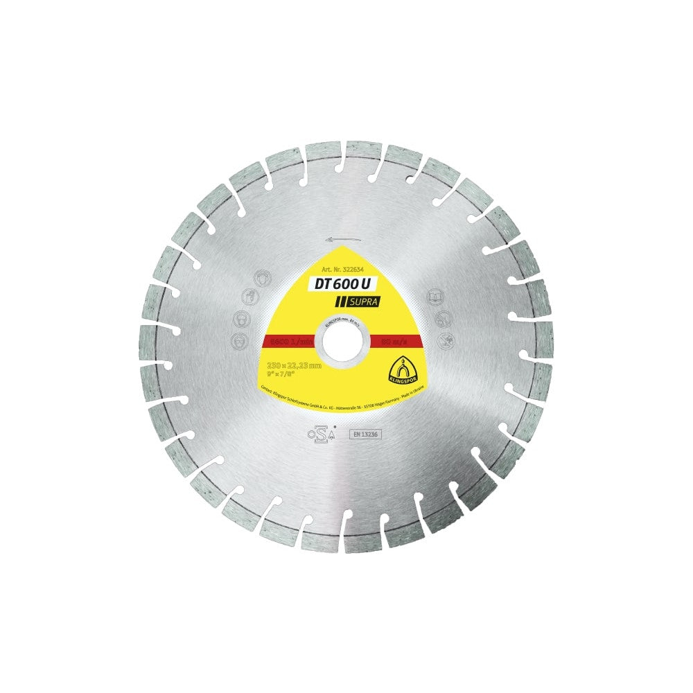 Klingspor Diamond Segmented Cutting Blades - 100Mm, Dt600U