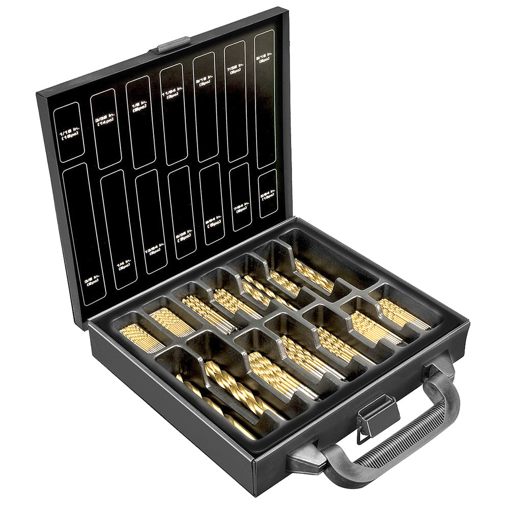 Powerbuilt 88pc Titanium Coated Drill Bit Set